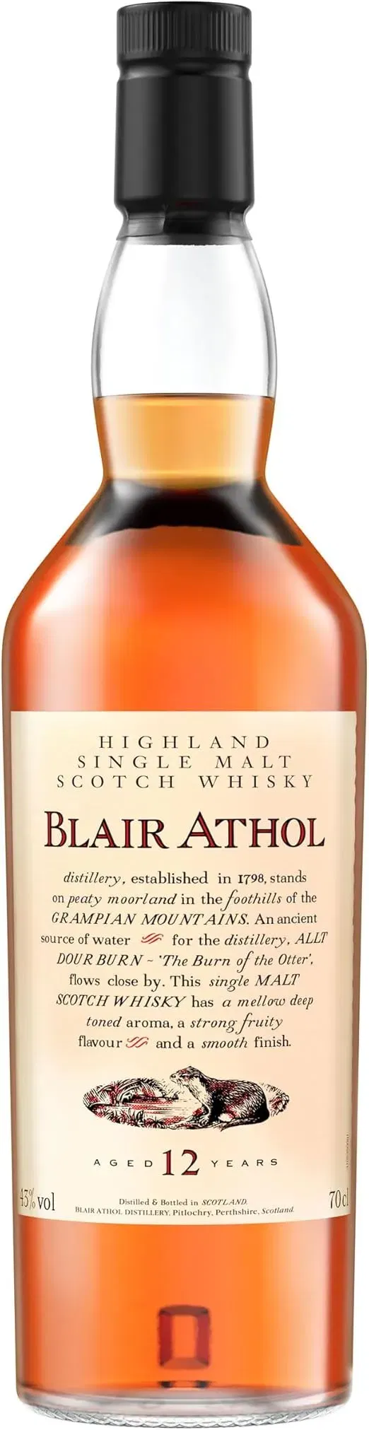 Blair Athol 12 Jahre Single Malt Scotch Whisky (43 % Vol., 700ml) ab 37,90 € inkl. Prime-Versand