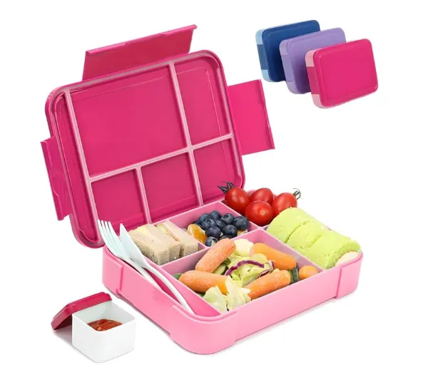 Bugucat Brotdose Kinder mit Fächern (1330ml) für 8,49 € inkl. Prime-Versand (statt 13,00 €)