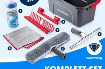 Schnäppchen, Deals und Rabattcodes des Tages - CLEANmaxx Fensterreiniger Set 7 TLG Fensterputzer