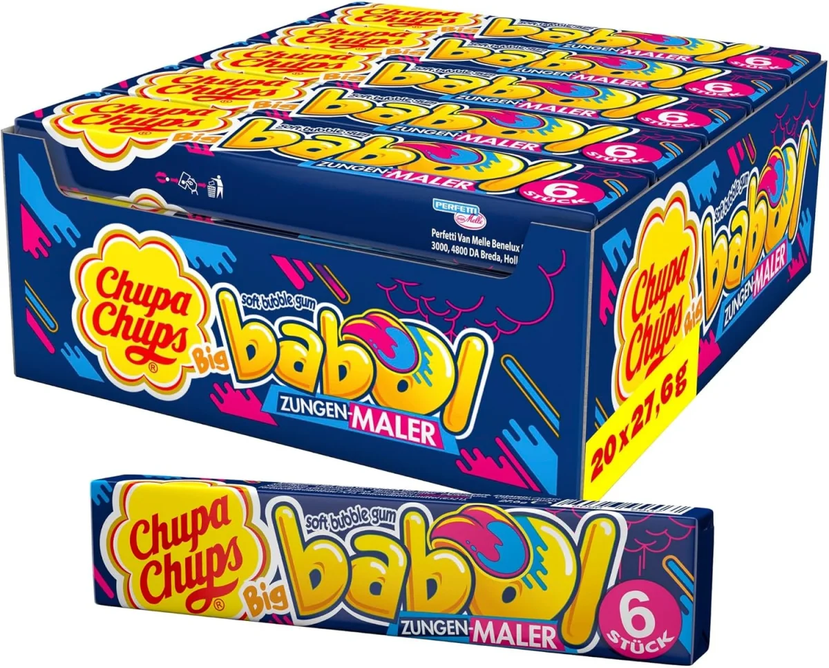 Chupa Chups Big Babol Zungenmaler 20er Pack (20×27,6g)