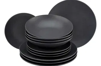 CreaTable Tafelservice Soft Touch Black 12-teilig für 22,99 € inkl. Versand