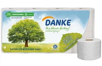 3x Danke Toilettenpapier 3-lagig 8 Rollen ab 5,90 € inkl. Versand (Joybuy Plus)