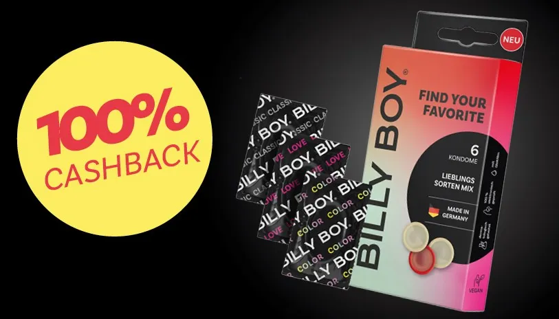 BILLY BOY Kondome gratis testen 🌶️💋 [Nur bei DM 100% Cashback]