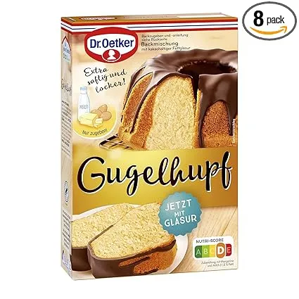 Dr. Oetker Gugelhupf Backmischung 8er Pack (8x460g) für 15,03 € inkl. Prime-Versand