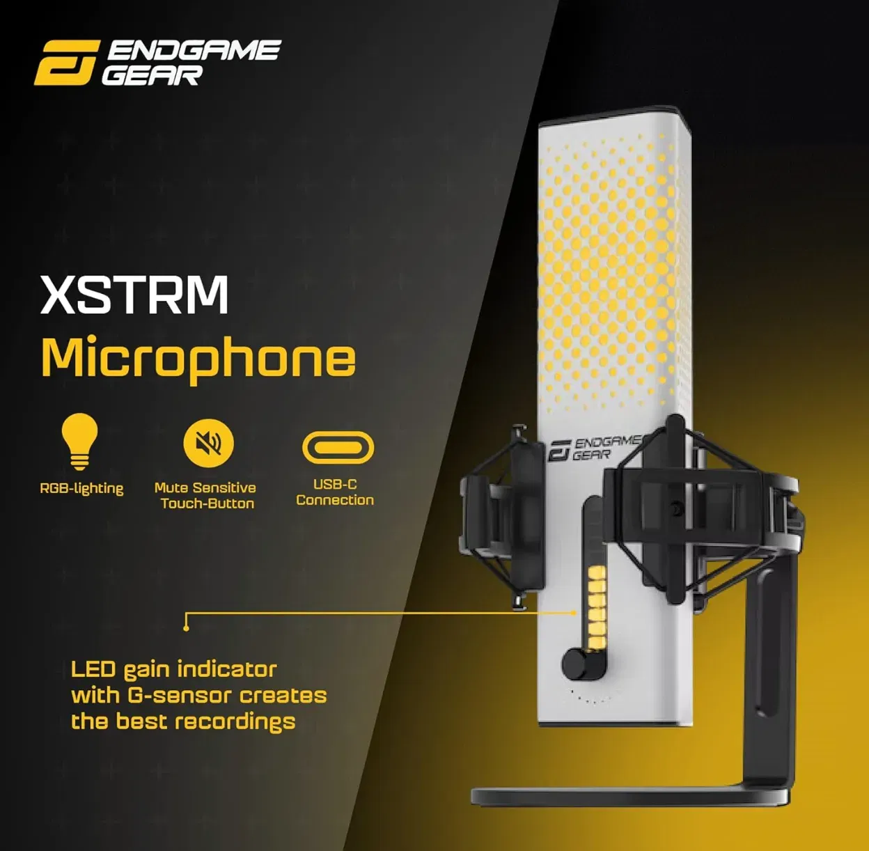 ENDGAME GEAR XSTRM USB Mikrofon für Streaming Podcast für 29,99 € inkl. Prime-Versand (statt 81,05 €)