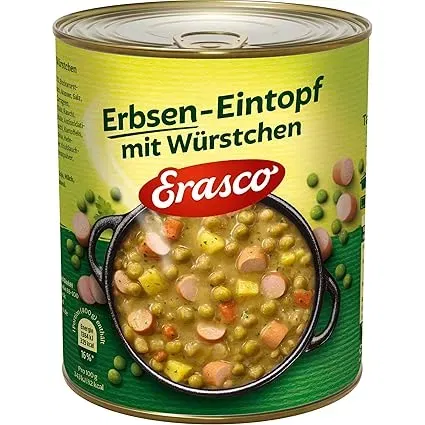 Erasco Erbsen-Eintopf mit Würstchen (800g) ab 2,37 € inkl. Prime-Versand