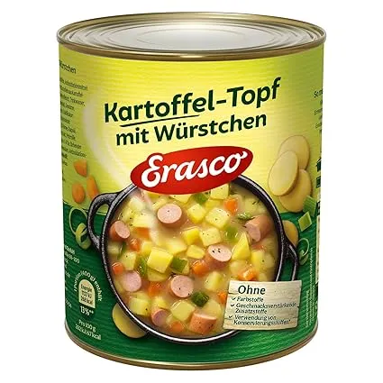 Erasco Kartoffeltopf mit Würstchen (800g) ab 2,37 € inkl. Prime-Versand
