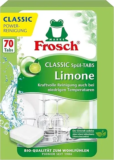 Frosch Classic Maschinengeschirrspültabs 70 Tabs ab 7,22 € inkl. Prime-Versand (statt 10,99 €)