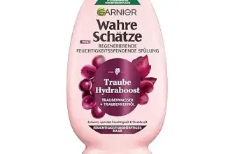 Schnäppchen, Deals und Rabattcodes des Tages - Garnier Wahre Schätze Regenerierende Feuchtigkeitsspendende Spülung Traube Hydraboost Conditioner für feuchtigkeitsbedürftiges Haar