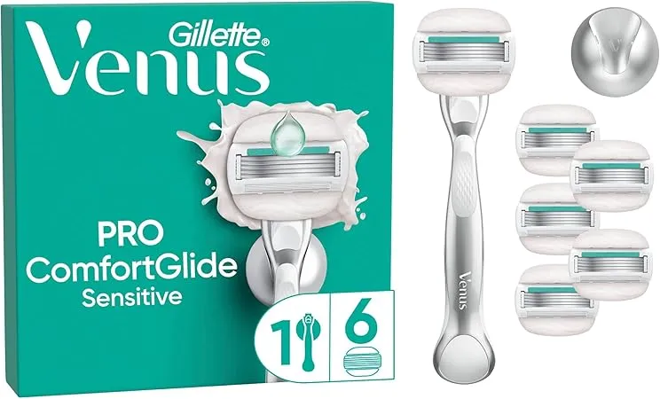 [2mal in den Warenkorb]Gillette Venus Pro ComfortGlide Sensitive Damenrasierer ab 33,30 € inkl. Prime-Versand (statt 60,00 €)