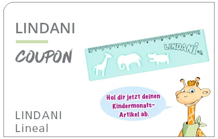 Gratis LINDANI Lineal im März bei LINDA Apotheken (ab März)