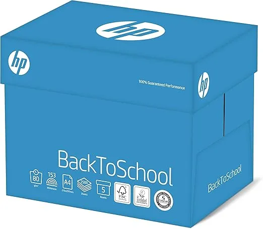 HP Back to School – Kopierpapier Weiss ECF /m² A4 (5 x 500) ab 13,39 € inkl. Prime-Versand (statt 21,00 €)