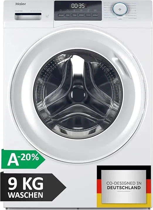 Haier Waschmaschine I-PRO SERIE HW90-BP14929BU1 (9kg, 1.400 U/min.,EEK A) für 372,99 € inkl. Versand (statt 469,99 €)