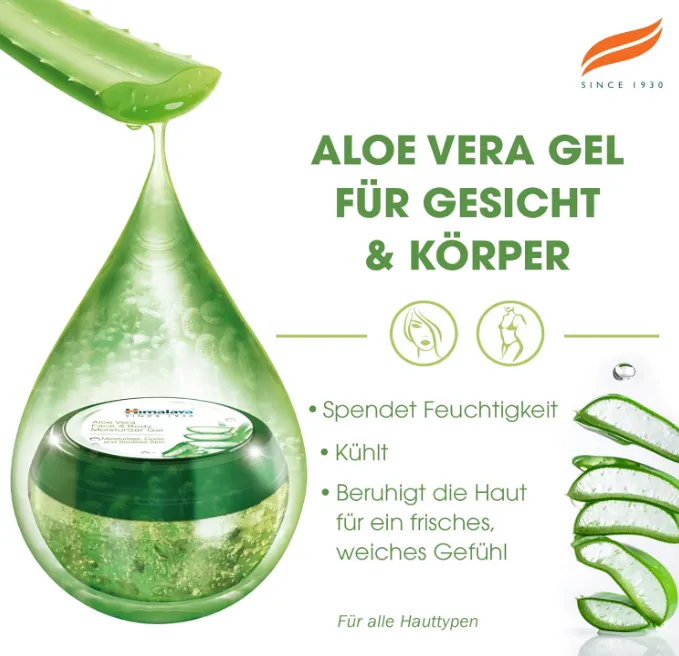 Himalaya Aloe Vera Face Body Moisturizer for Hydrated and Schnäppchen, Deals Und Rabattcodes Des Tages: Himalaya Aloe Vera Face &Amp; Body Moisturizer