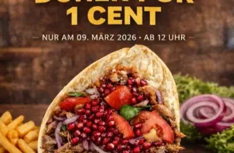 Freiburg: Döner für 1 Cent am 09.03. bei ERBIL