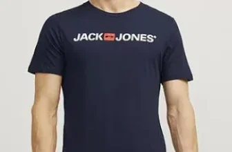 JACK & JONES Herren T-Shirt Logo Rundhals Navy-Blazer