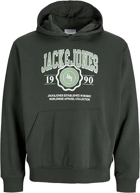 JACK & JONES Herren Jjmako Sweat Hood (Größe M) für 12,01 € inkl. Prime-Versand (statt 26,00 €)