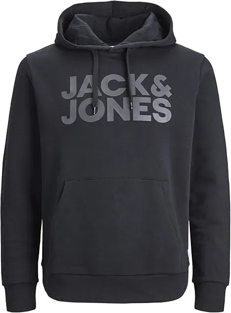 JACK & JONES Hoodie Herren Regular Fit JJEADRIAN Hoodie für 18,56 € inkl. Prime-Versand (statt 26,00 €)