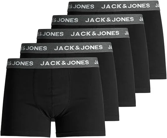 JACK & JONES Male Trunks 5er-Pack Herrenunterwäsche (Größe L) für 14,09 € inkl. Prime-Versand (statt 22,00 €)