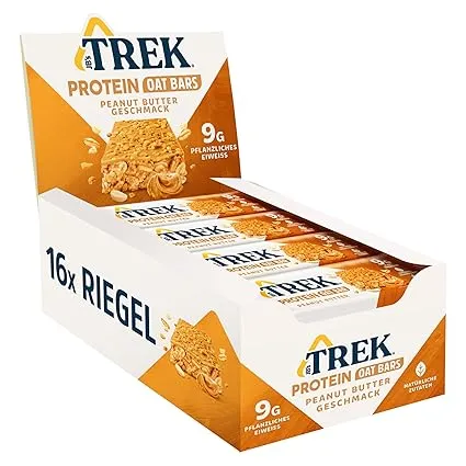 JB’s TREK Protein Haferriegel Erdnussbutter 16er Pack (16x50g) ab 12,59 € inkl. Prime-Versand (statt 17,05 €)