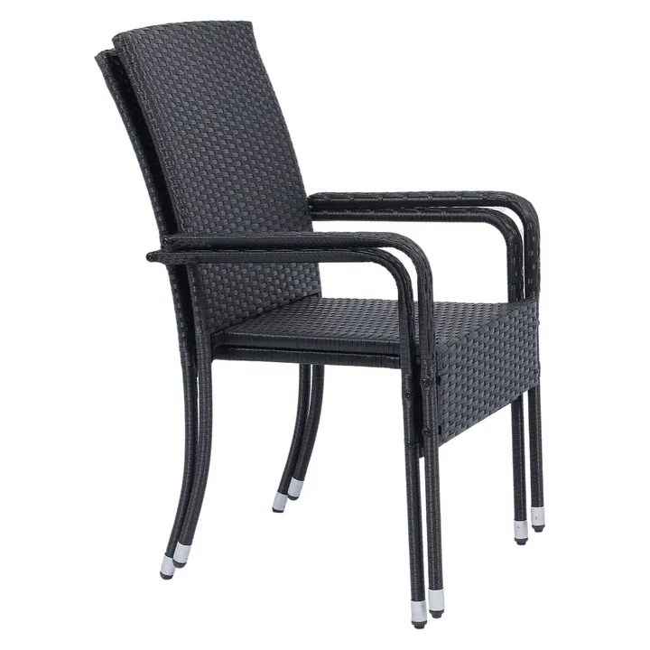 Juskys Polyrattan Gartenstühle Yoro 2er Pack (2 Farben) für 51,99 € inkl. Versand