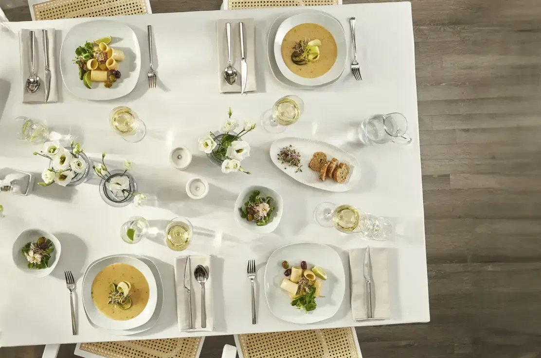 KHG Kombiservice Tivoli weiß (62-tlg.) für 47,85 € inkl. Versand (statt 66,97 €)