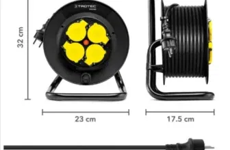 TROTEC PVD1EU Kabeltrommel 20 m Outdoor für 25,95€ inkl. Versand