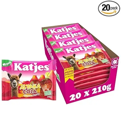 Katjes Al Paka Cola (20x210g) ab 17,82 € inkl. Prime-Versand (statt 27,80 €)