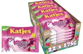Schnäppchen, Deals und Rabattcodes des Tages: Katjes Wunderland Pink Edition Fruchtgummi 22er Pack