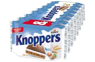 Schnäppchen, Deals und Rabattcodes des Tages: Knoppers gefüllte Waffelschnitten