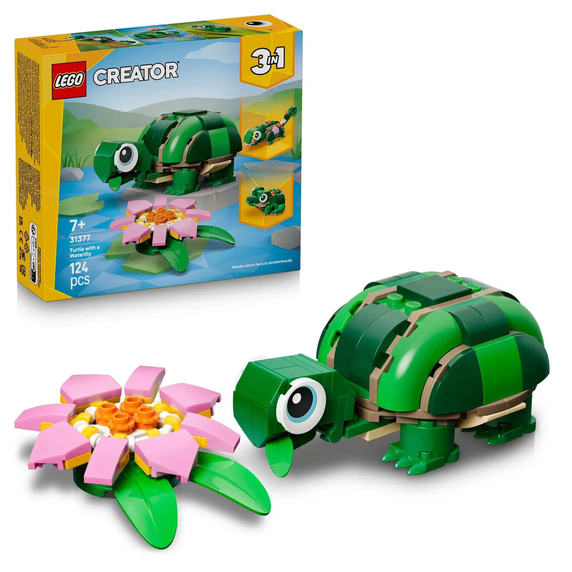LEGO Creator 3-in-1 Die Schildkröte und die Seerosenblüte (31377) ab 6,79 € inkl. Versand (OTTO UP Plus)