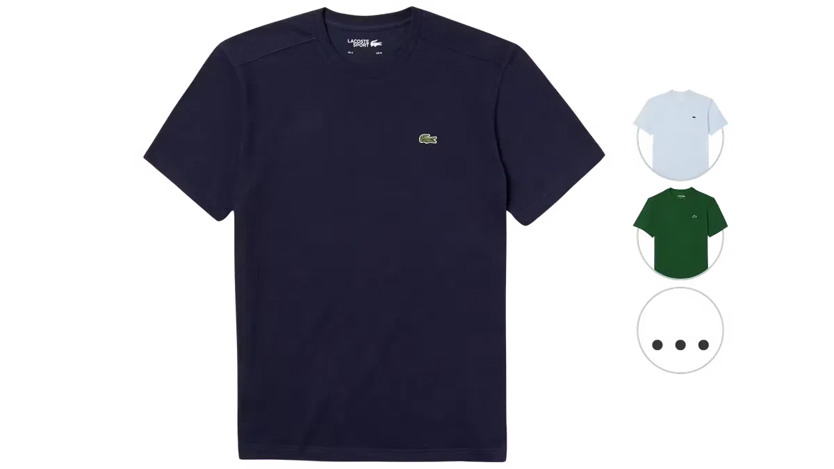 Lacoste Ultra Dry Performance Herren T-Shirt (7 Farben, Gr. S bis XL) für 25,90 € inkl. Versand