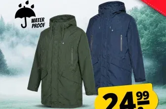 Lambretta Heaton Waterproof Herren Parka Jacke (2 Farben, Gr. S bis 4XL) für 29,94 € inkl. Versand
