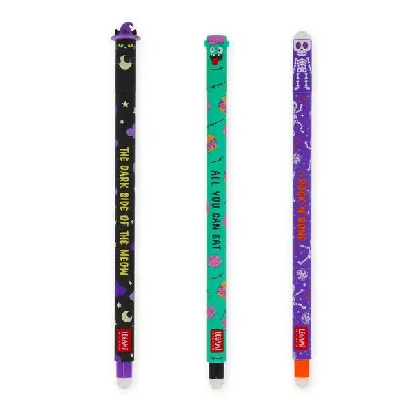 Legami Löschbarer Gelstift – The Boo Crew – (Set Of 3) ab 4,49 € inkl. Versand  (Thalia KultClub) (statt 8,97 €)