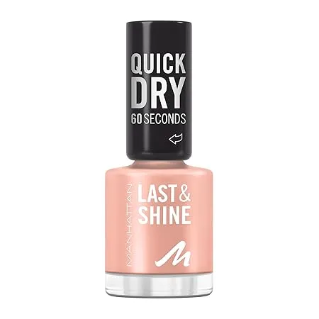 MANHATTAN Last & Shine schnelltrocknender Nail Polish Fb. 112 Almost Apricot (8ml) ab 1,63 € inkl. Prime-Versand (statt 2,85 €)