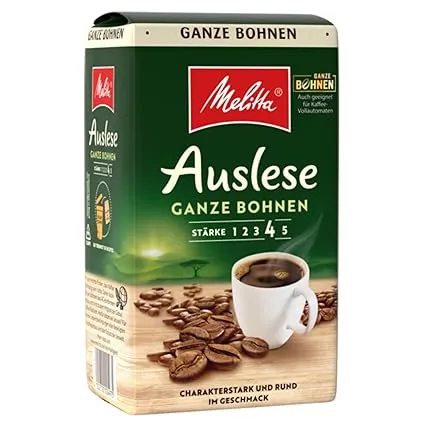 Melitta Auslese Klassisch Ganze Kaffeebohnen (500g) für 7,49 € inkl. Prime-Versand