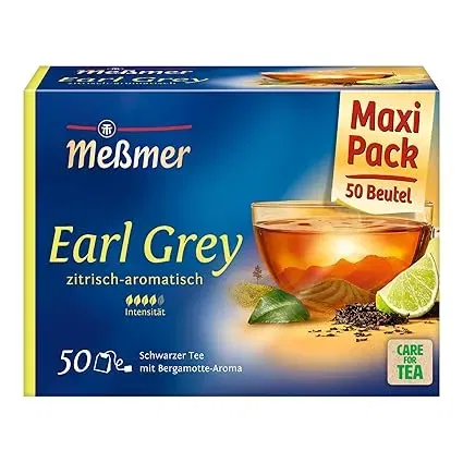 Meßmer Earl Grey Feiner Schwarztee mit Bergamotte-Aroma 5 (50 Teebeutel) ab 2,33 € inkl. Prime-Versand (statt 3,39 €)