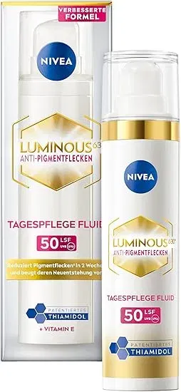 NIVEA Gesichtsfluid Cellular Luminous 630 Anti Pigmentflecken LSF 50 ab 16,17 € inkl. Prime-Versand