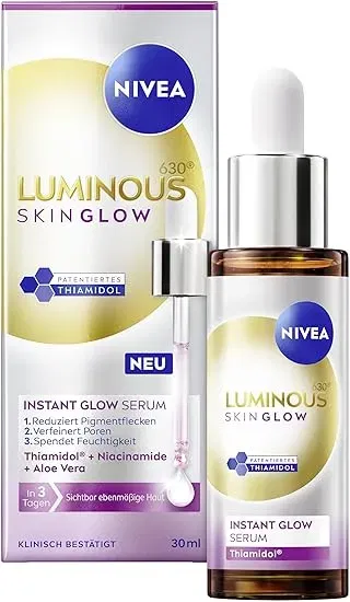 NIVEA LUMINOUS630 Skin Glow Instant Glow Serum (30ml) ab 7,08 € inkl. Prime-Versand