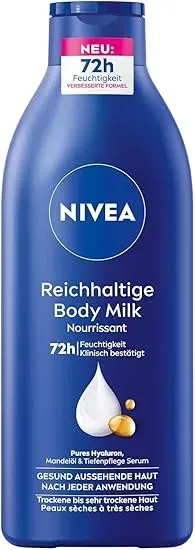 4x NIVEA Reichhaltige Body Milk (400ml) ab 9,35 € inkl. Prime-Versand