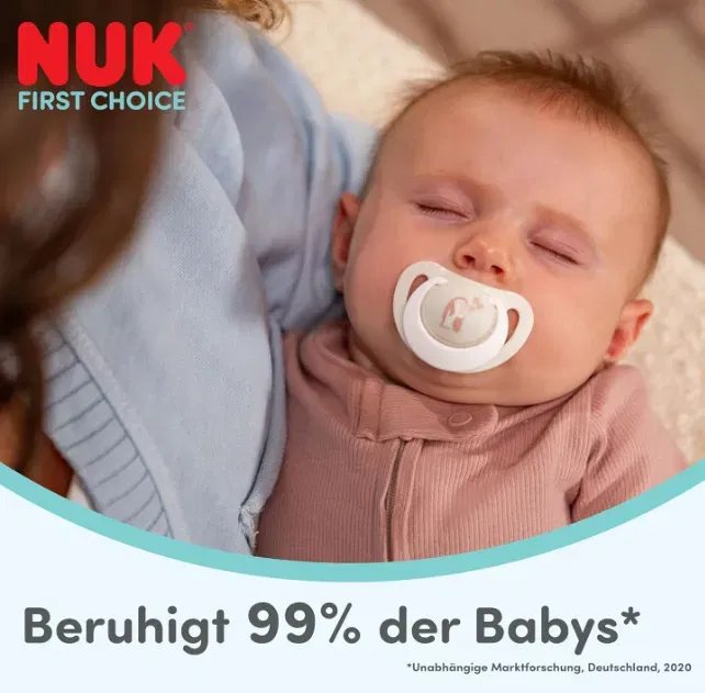 NUK First Choice Baby Schnuller 6-18 Monate Affe/Känguru für 2,99 € inkl. Prime-Versand (statt 5,99 €)