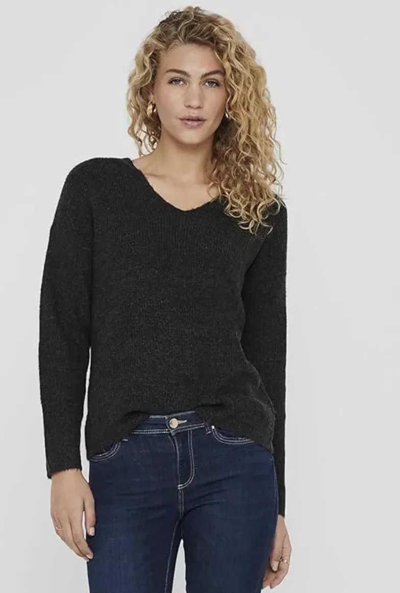 Schnäppchen, Deals Und Rabattcodes Des Tages: Only Damen Pullover In Dark Grey Melange