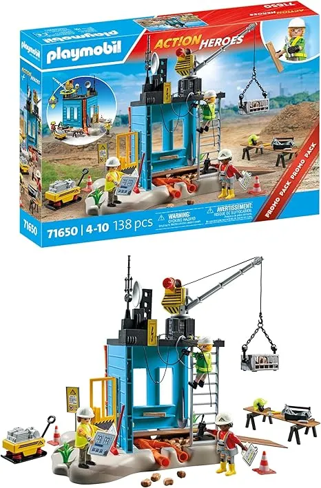Playmobil Action Heroes – Baustelle (71650) für 23,24 € inkl. Prime-Versand
