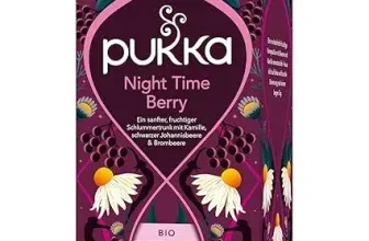 Schnäppchen, Deals und Rabattcodes des Tages - Pukka Bio Früchtetee Night Time Berry Kamille Schwarze Johannisbeere Brombeere