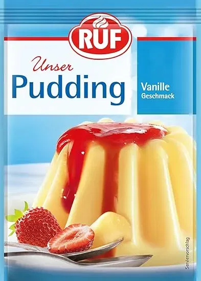 RUF Vanillepudding Puddingpulver (5x37g) für 0,45 € inkl. Prime-Versand (statt 0,99 €)