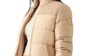 Reebok 2 in 1 Puffer Wendbare Damen Winterjacke RBO21100-Oatmeal (Gr. S bis XL) für 29,95 € inkl. Versand (statt 80,00 €)