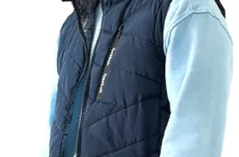 Reebok Puffer Vest 2-in-1 Herren Wende Weste in Batik-Blue