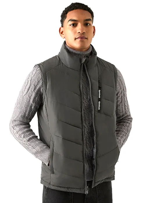 Schnäppchen, Deals und Rabattcodes des Tages: Reebok Puffer Vest 2-in-1 Herren Wende Weste