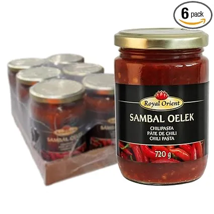 Royal Orient Sambal Oelek Chilipaste 6er Pack (6x720g) ab 13,14 € inkl. Prime-Versand