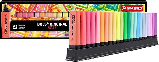 Schnäppchen, Deals Und Rabattcodes Des Tages - Stabilo Textmarker Boss Original Arty 23Er Tischset